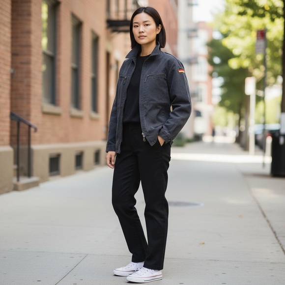 Vintage 1970s-80s West German Navy Uniform Work Jacket, Men's XS-L - Picture 2 of 5